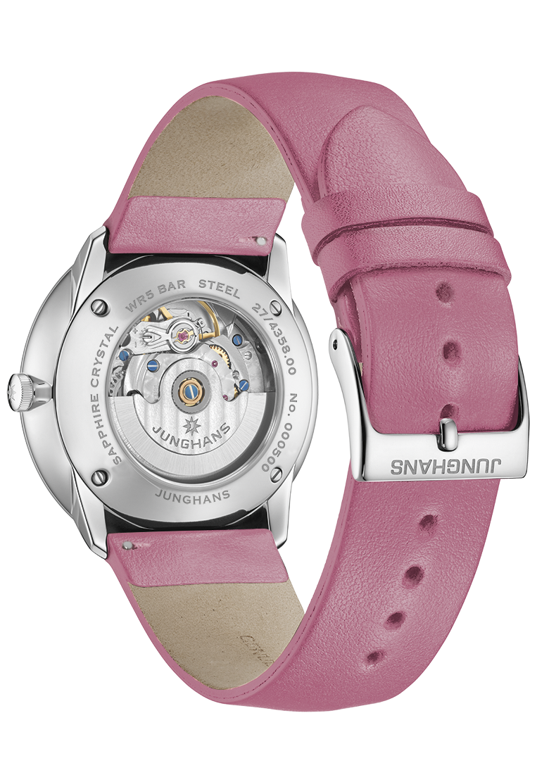 Meister Fein Automatic Blackberry Dial / Pink Leather Strap Blackberry Dial