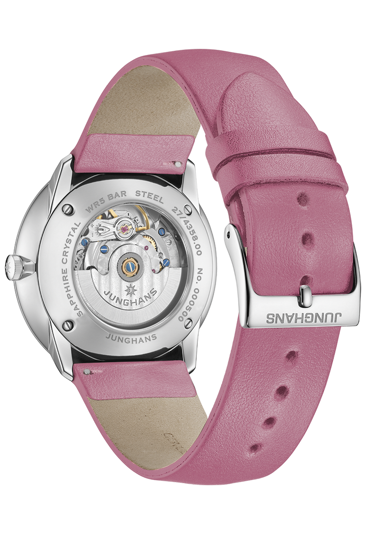 Meister Fein Automatic Blackberry Dial / Pink Leather Strap Blackberry Dial