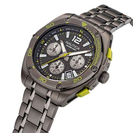 SPORTY Gunmetal / Stainless Steel | Black Dial