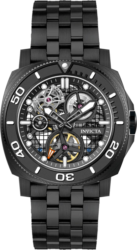 Sea Hunter 44mm / Black / Black Black Dial