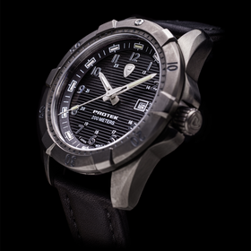 Steel Dive SSIP GUNMETAL GRAY CASE/BLACK DIAL/BLACK STRAP | Black Dial