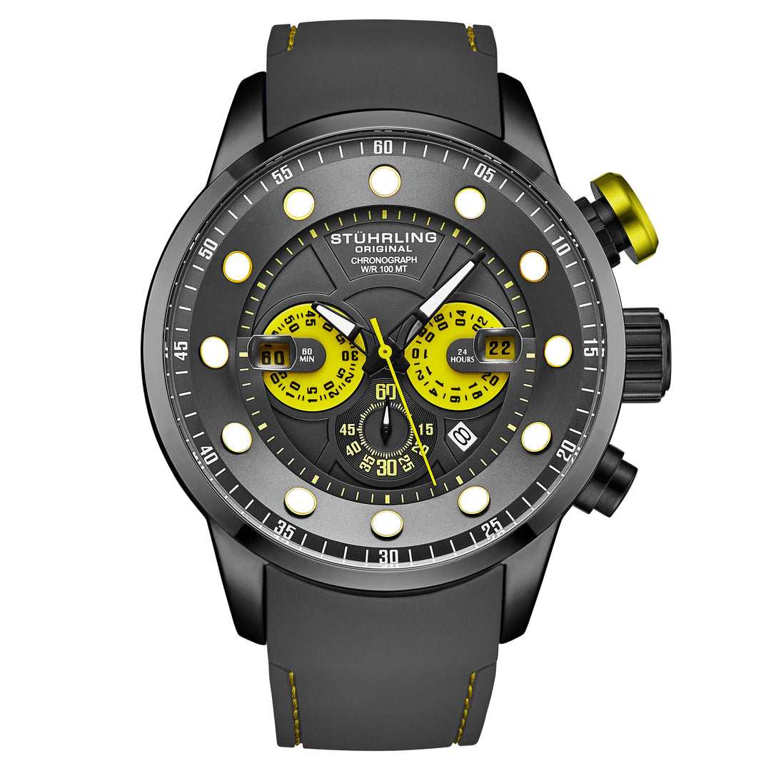 Aquatic Force Chronograph 50mm Grey | Gunmetal Dial