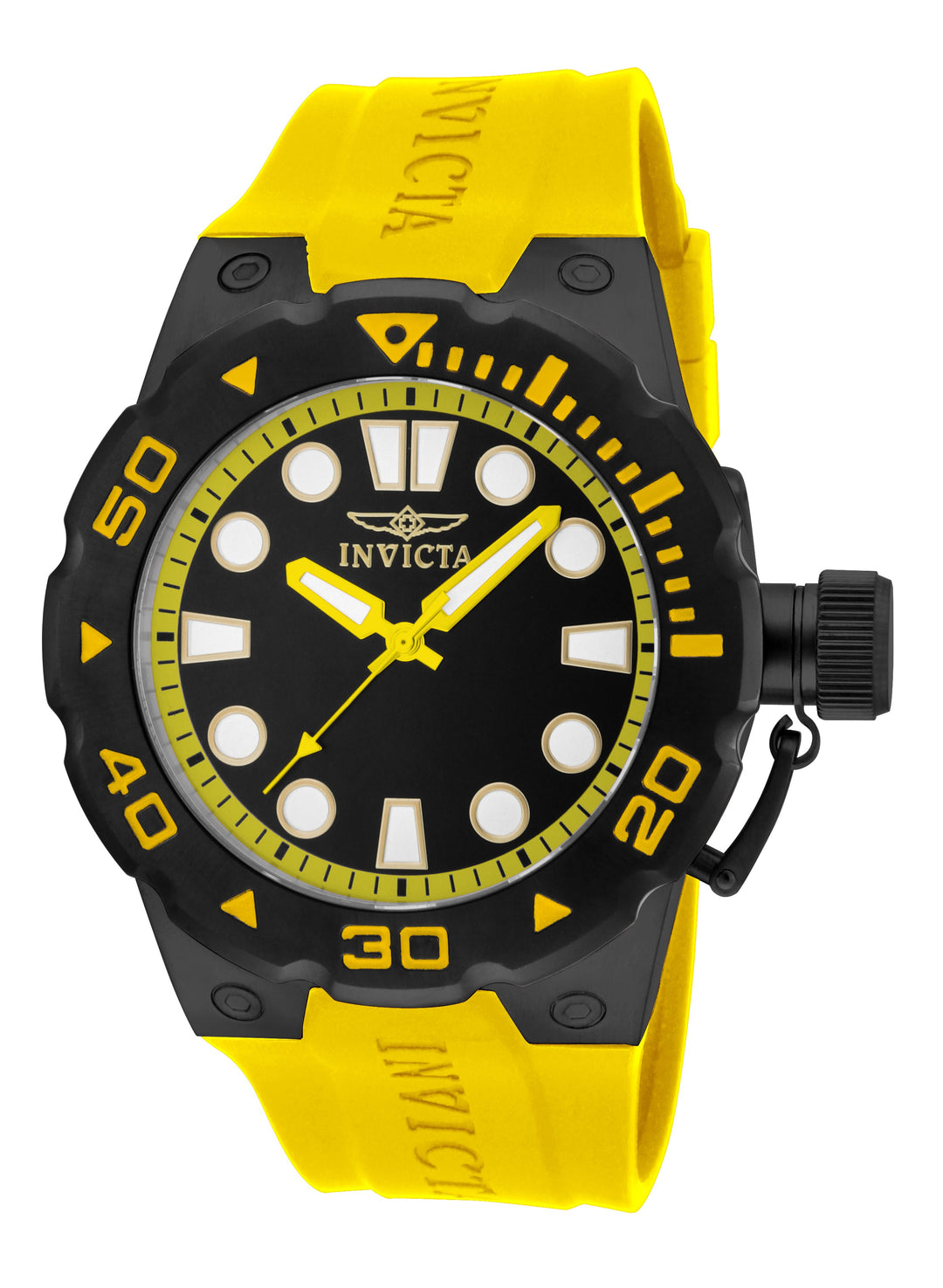 Pro Diver 51mm / Black / Yellow | Black Dial