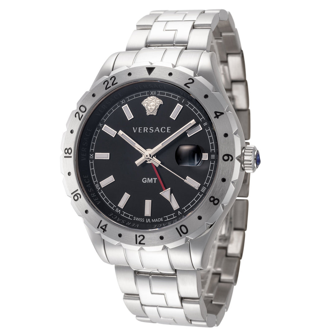 Hellenyium 42mm / Black / Silver | Black Dial