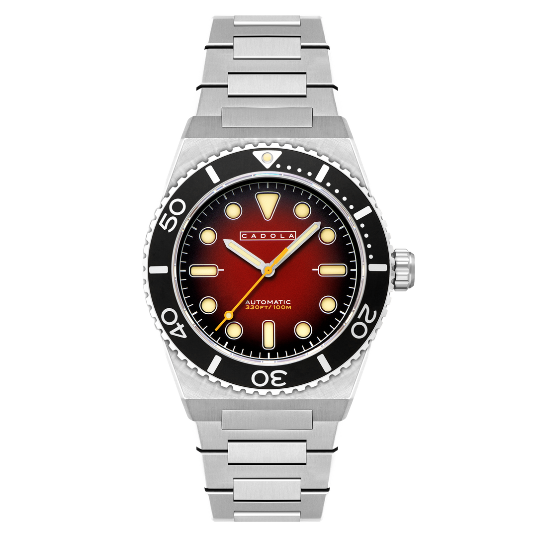 Farina Automatic Red / Stainless Steel | Red Dial