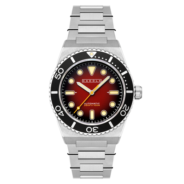 Farina Automatic Red / Stainless Steel | Red Dial