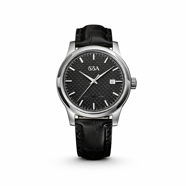 Classic Black / Leather | Black Dial