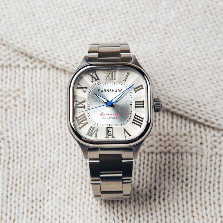 Coussin Automatic Silver / Stainless Steel | Silver Dial