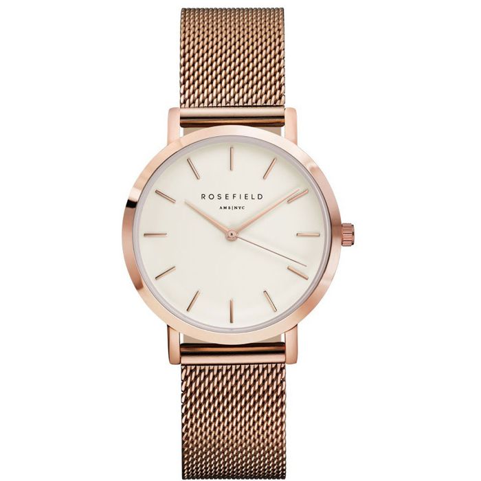 Tribeca 33mm / White / Rose Gold | White Dial