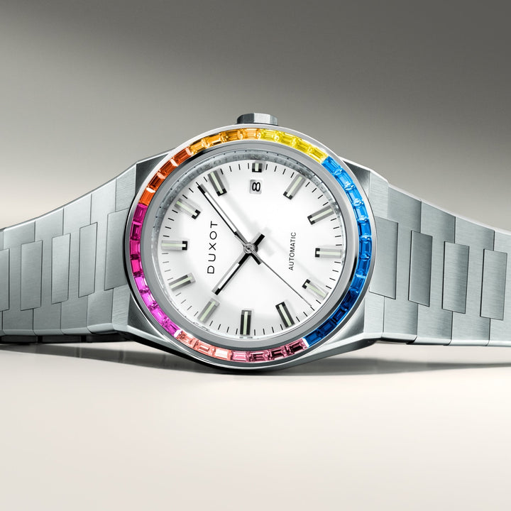 Alicante Rainbow Automatic White / Stainless Steel | White Dial