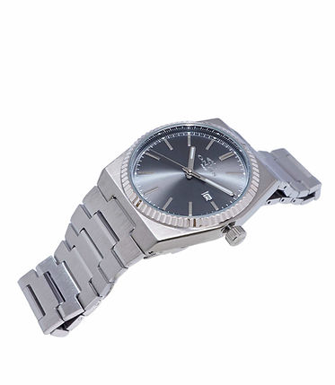 Stratos Date Grey Dial / Stainless Steel Bracelet Gray Dial