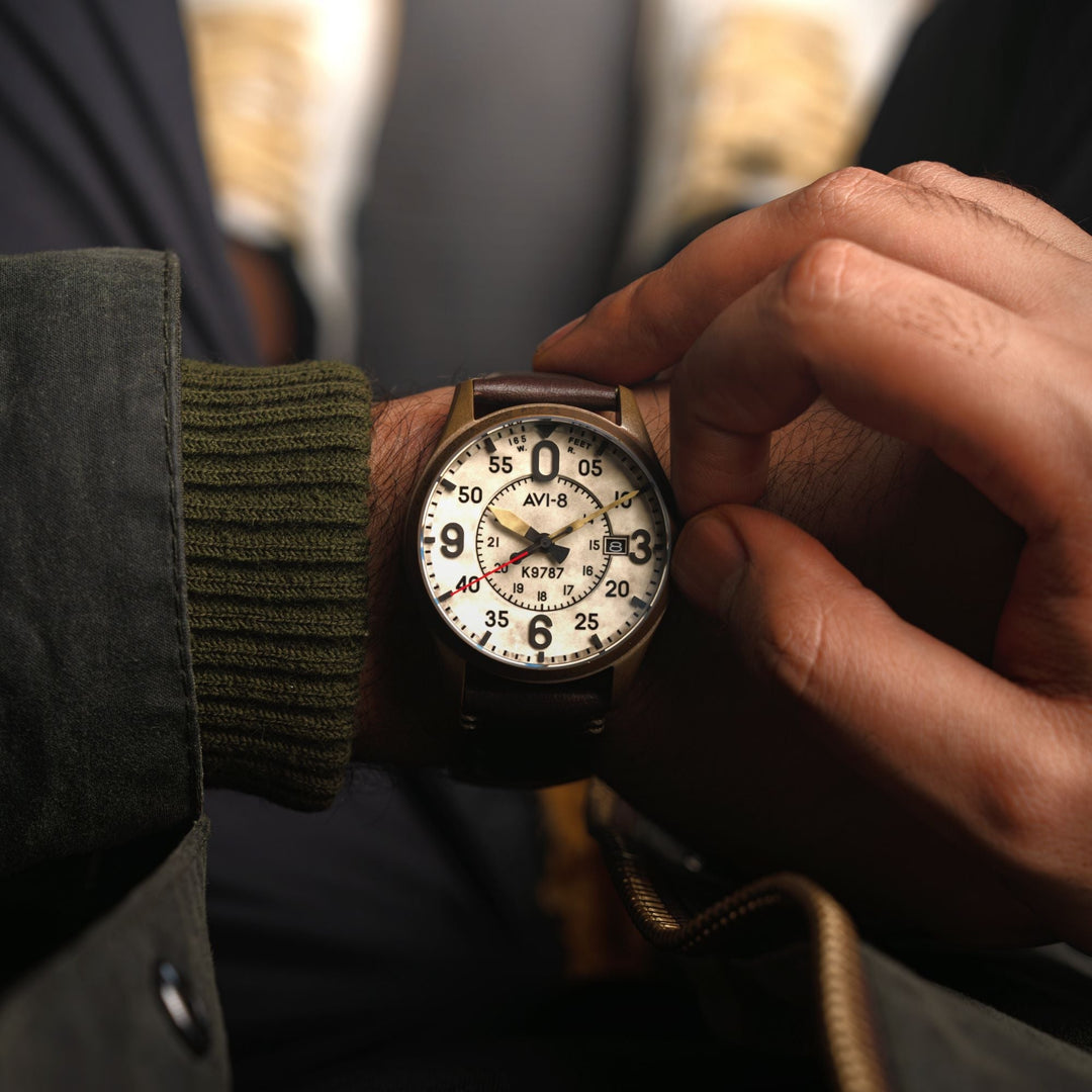 Smith Automatic Gray / Brown Leather | Gray Dial