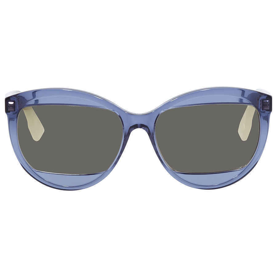 Mania Blue Havana Frame, Grey Lens |  Dial