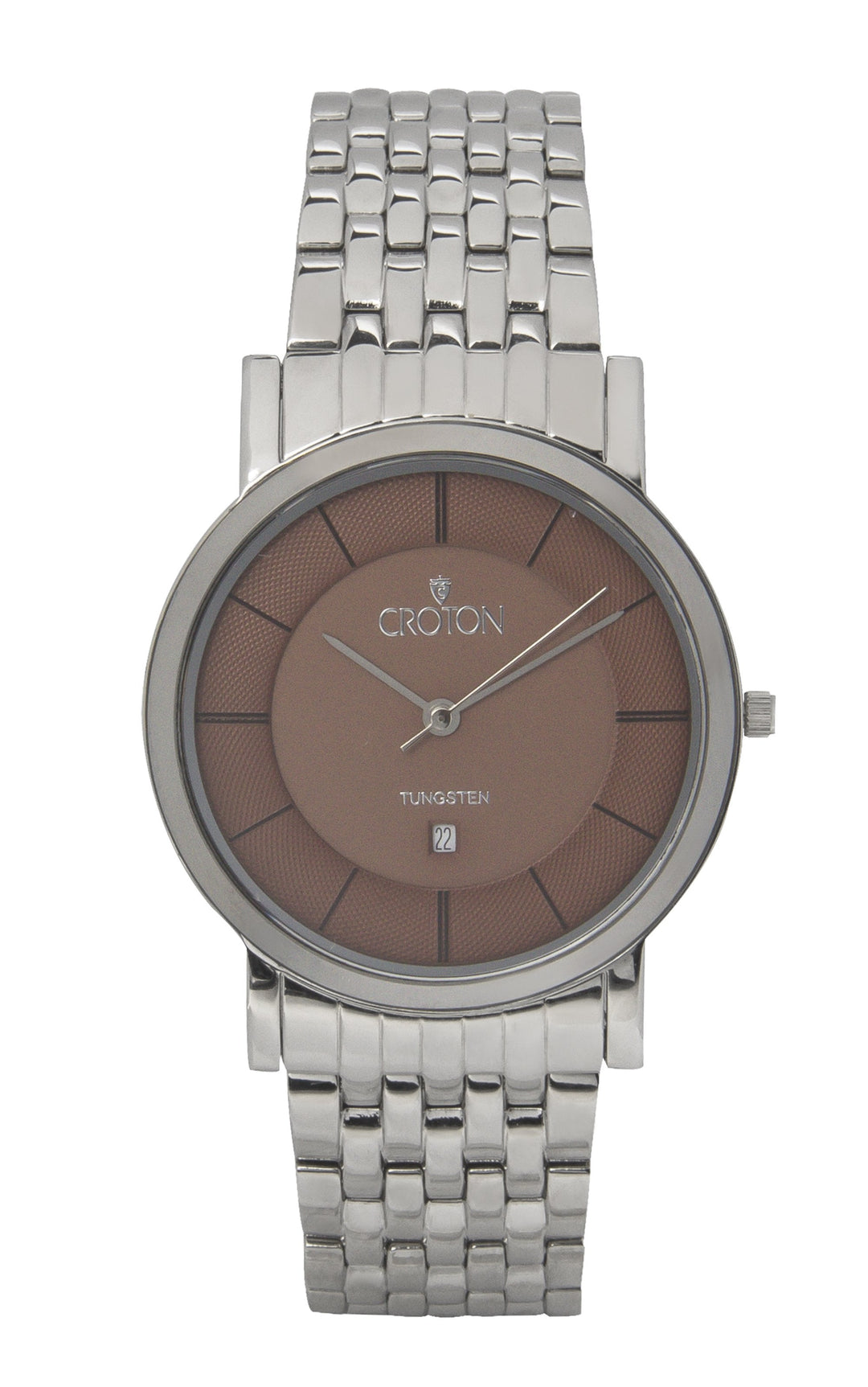 Men's Swiss Parts Movement Stainless Steel and Tungsten Sapphire Crystal and Tap