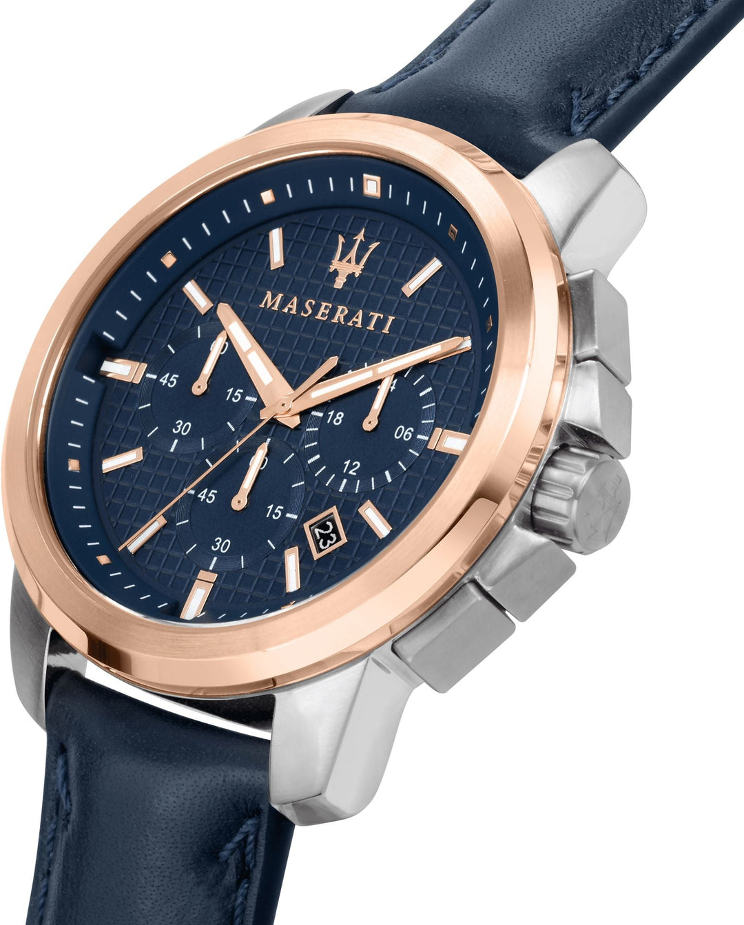 TRAGUARDO Blue / Leather | Blue Dial