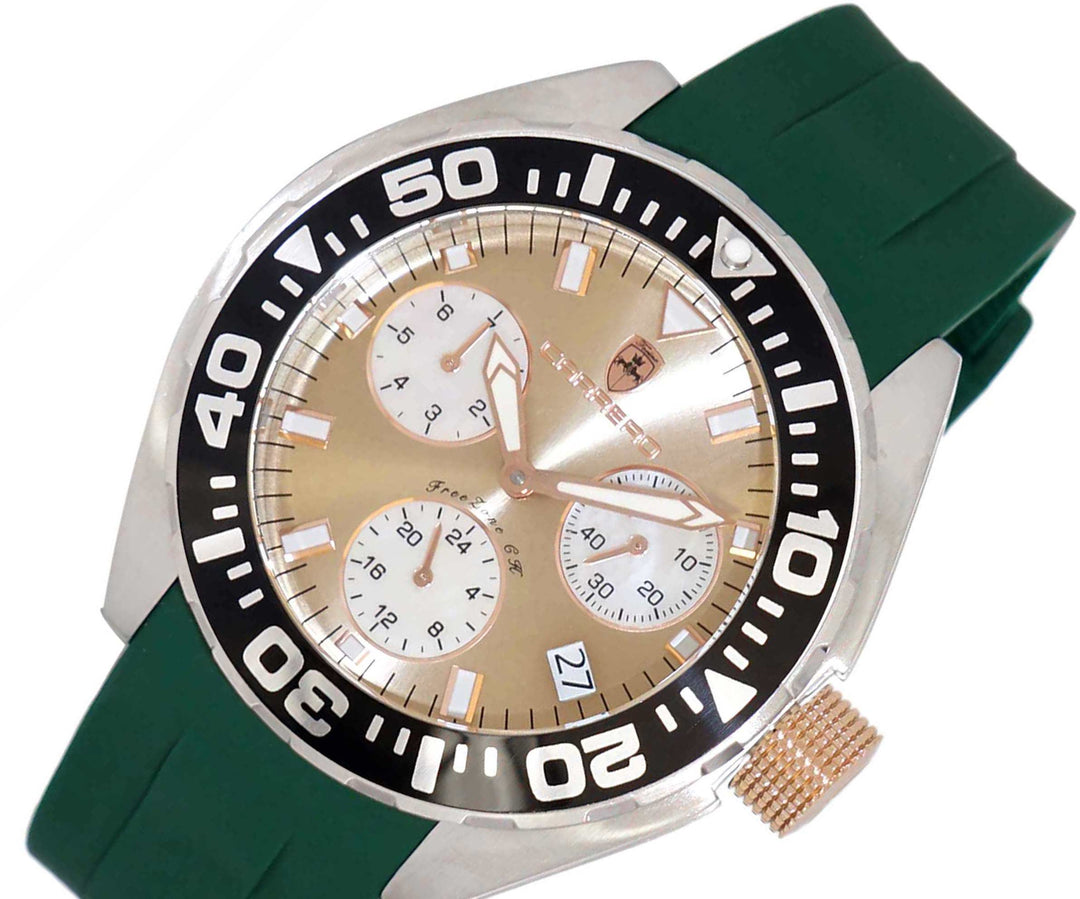 FreeZone-CH Rose Brown / Green | Rose Dial