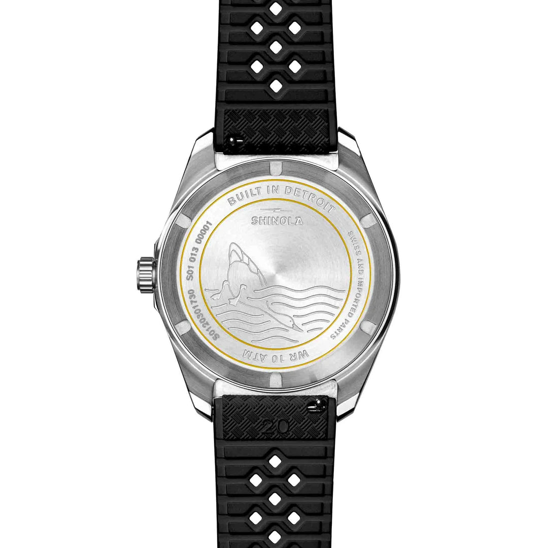 The Duck 40mm Black | Black Dial