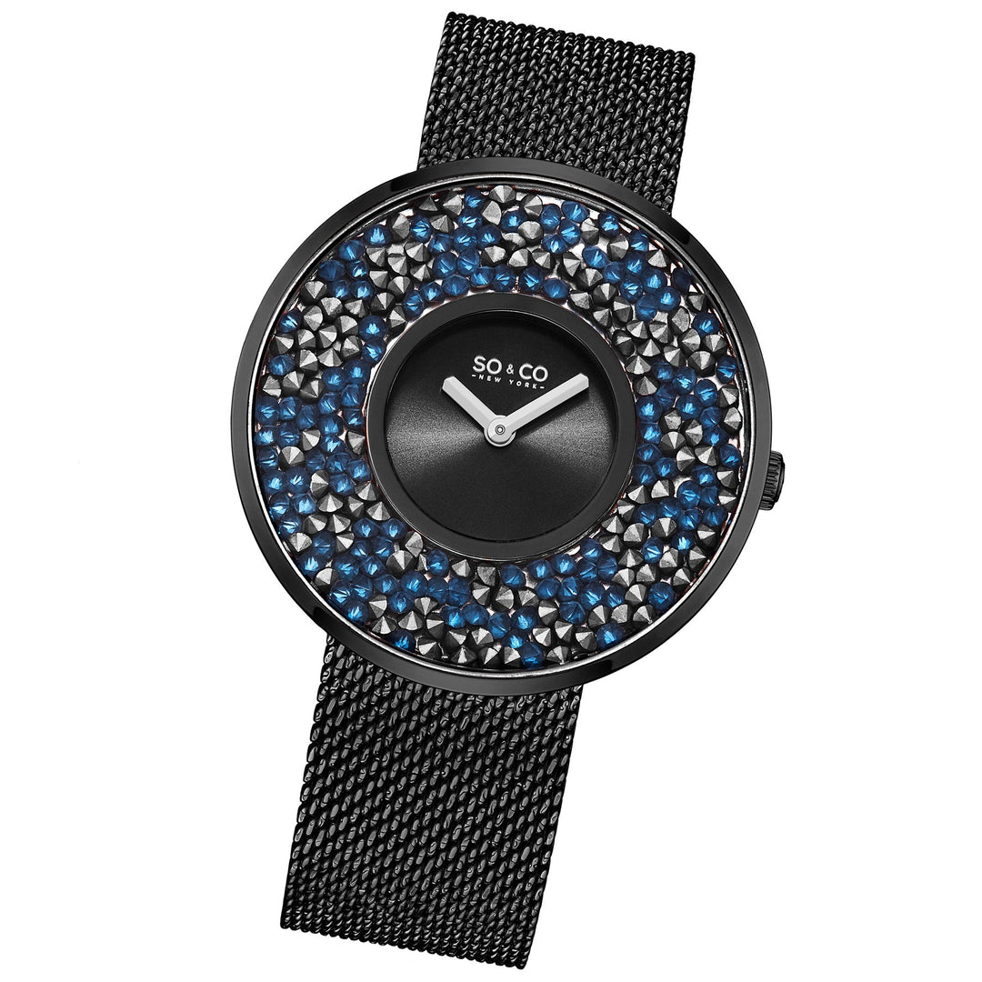 Chelsea Black/Stainless Steel | Black Dial
