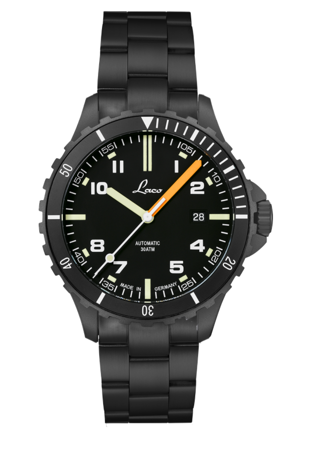 Himalaya Black Dial - Black Stainless Steel Casing - Stainless Steel Black Strap