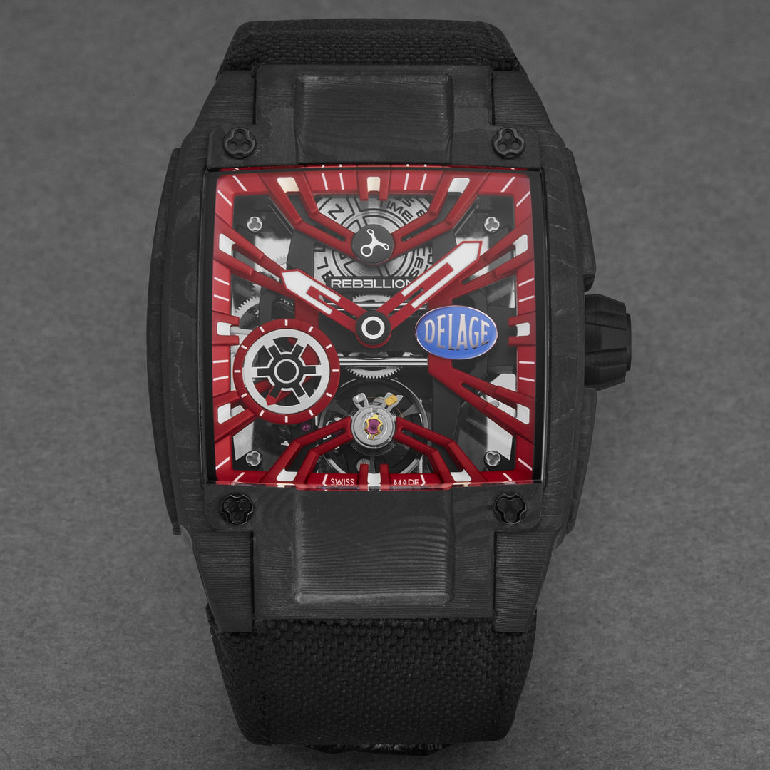 Re-Volt RBREV3H.TCADELR / Red Skeletonized | Red Skeletonized Dial