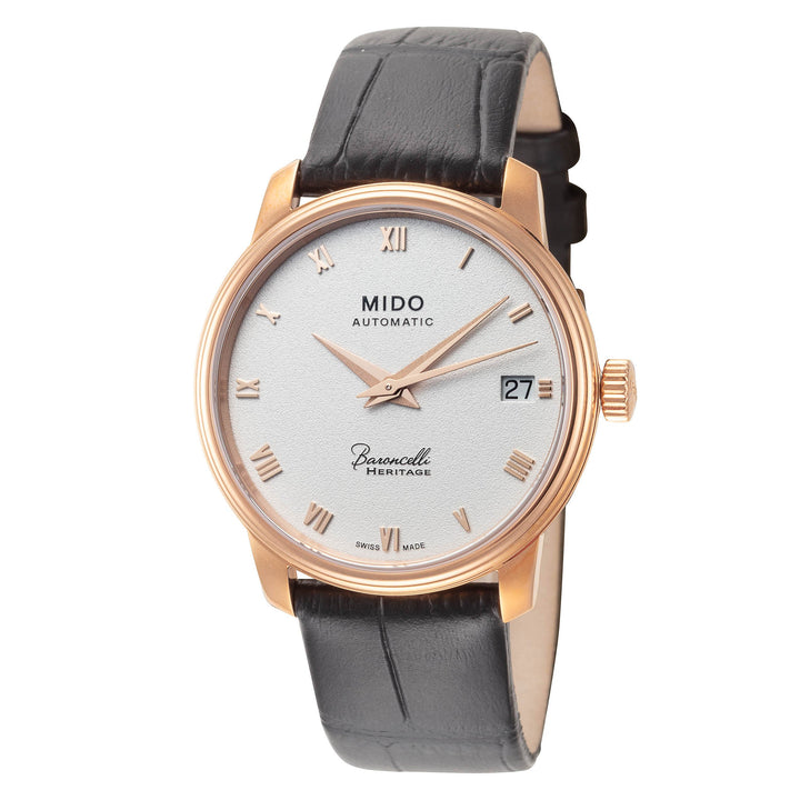 Baroncelli III 33mm / Silver / Black | Silver Dial