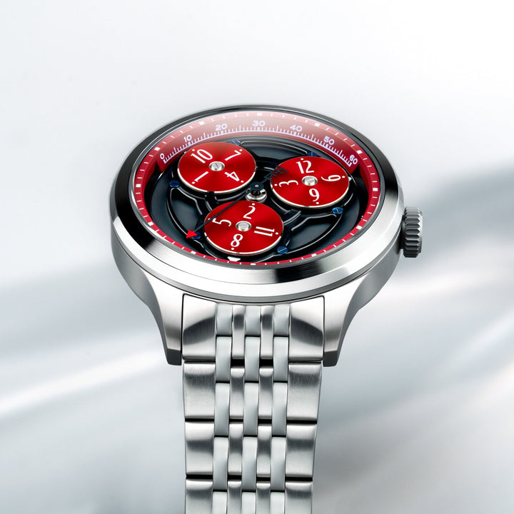 Engineer Hexham Trisect Automatic Limited Edition Black / Stainless Steel | Blac