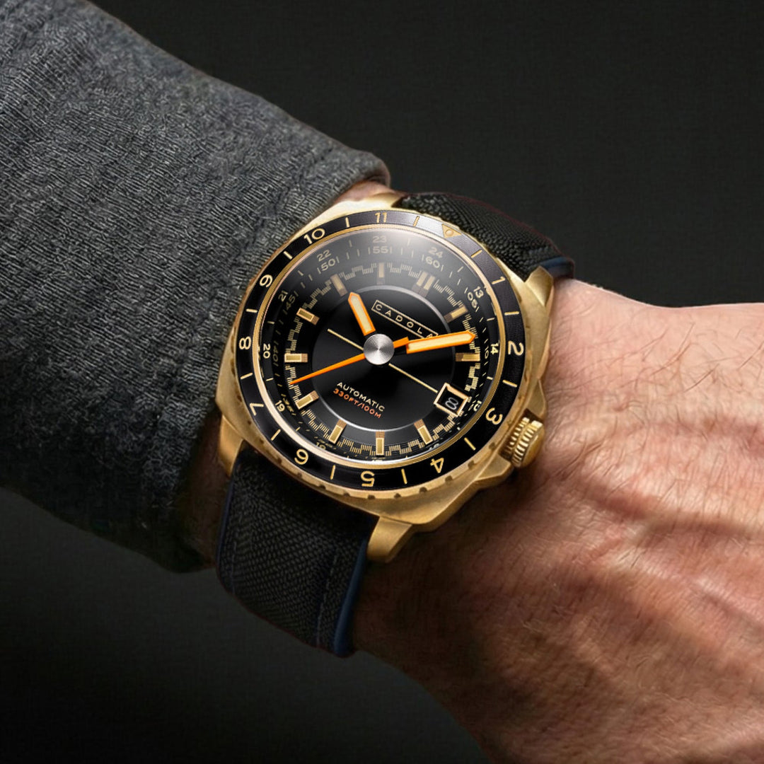 Overdrive Automatic Black / Black Canvas Black Dial