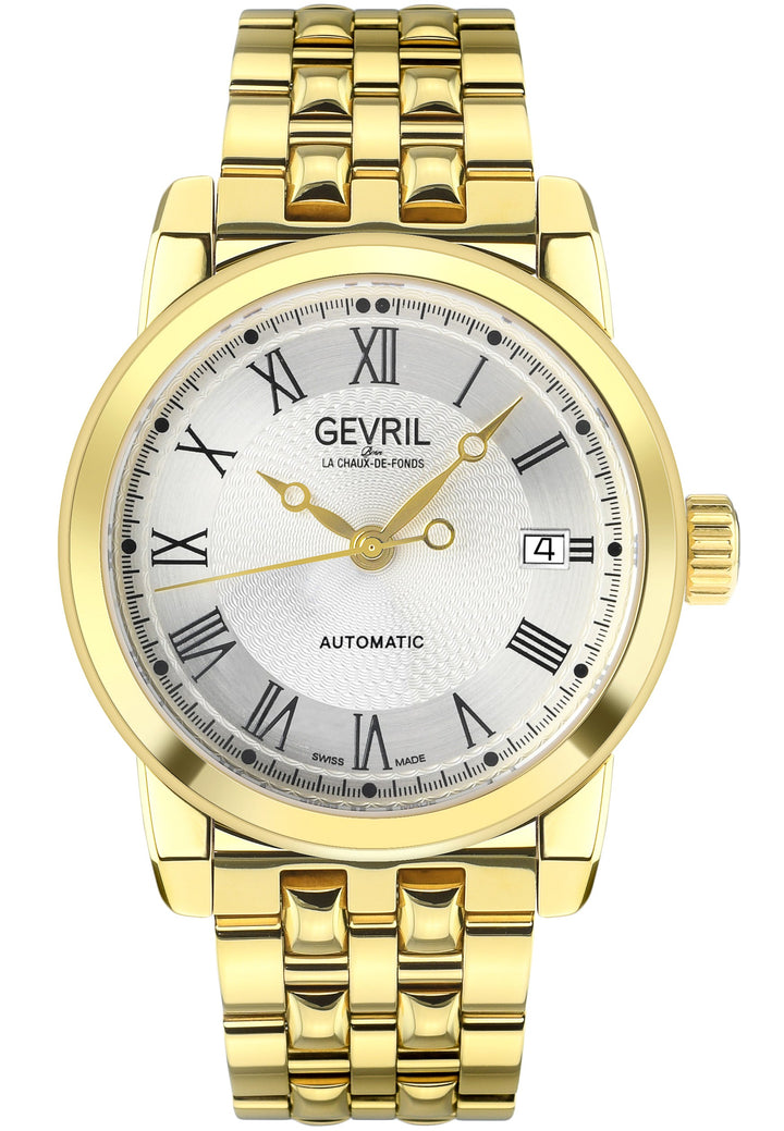Madison Gevril Madison Sellita SW200 Watch exhibition caseback gold | Silver Dia