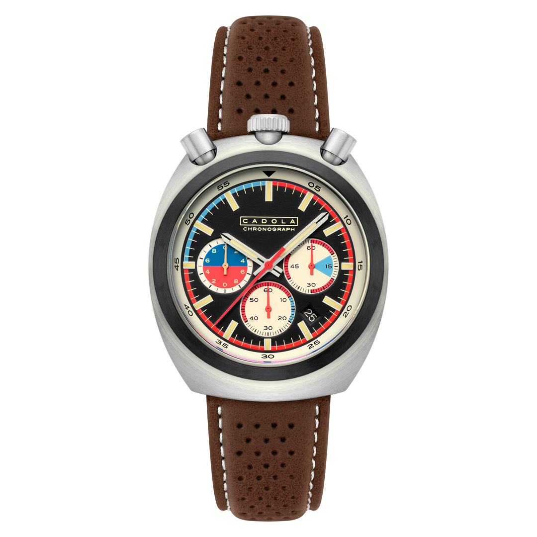Testa Di Toro Chronograph Black / Leather | Black Dial