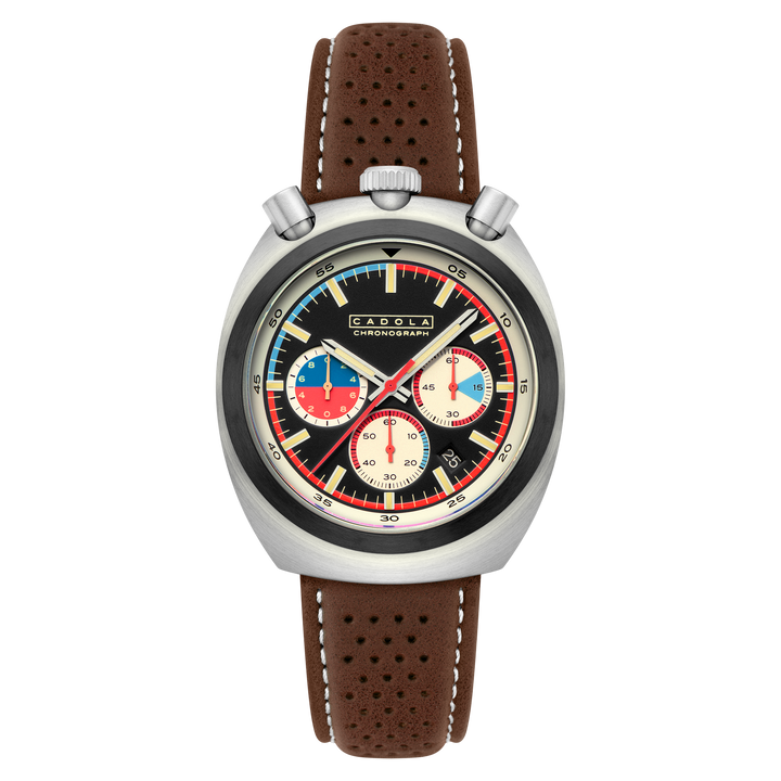 Testa Di Toro Chronograph Black / Leather | Black Dial