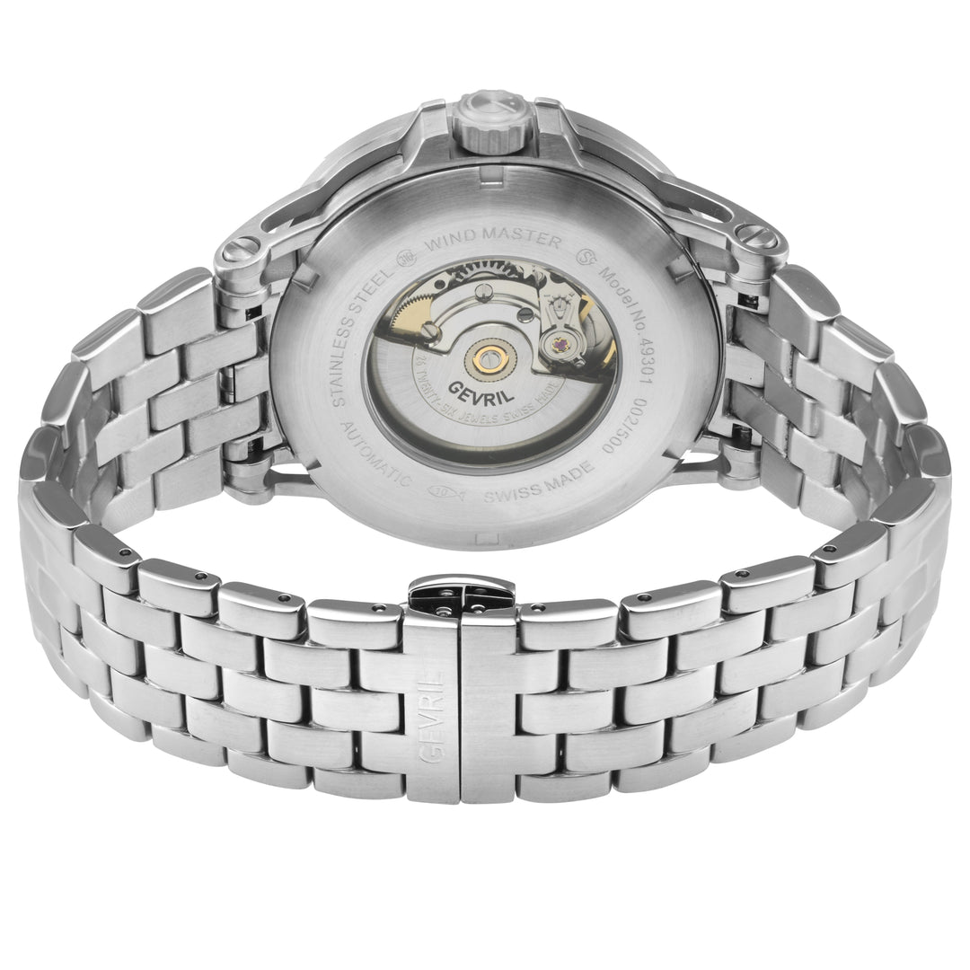 Wind Master Automatic Gevril Men's Automatic Wind Master Green Dial Stainless St