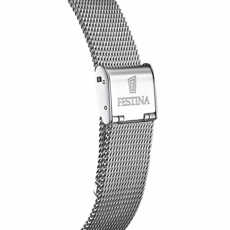 Swiss Made White / Stainless Steel White Dial
