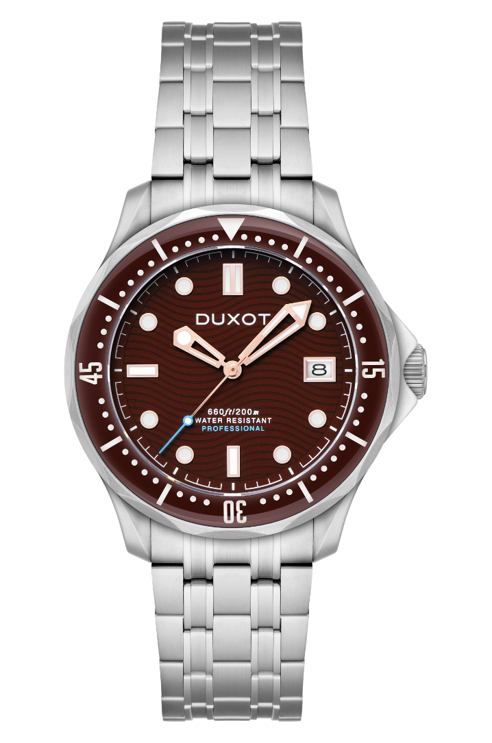 Henri Diver Automatic Brown / Stainless Steel | Brown Dial