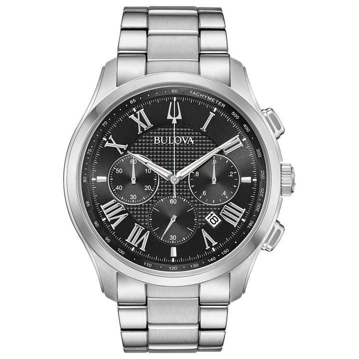 Men's Wilton Black Dial/SS