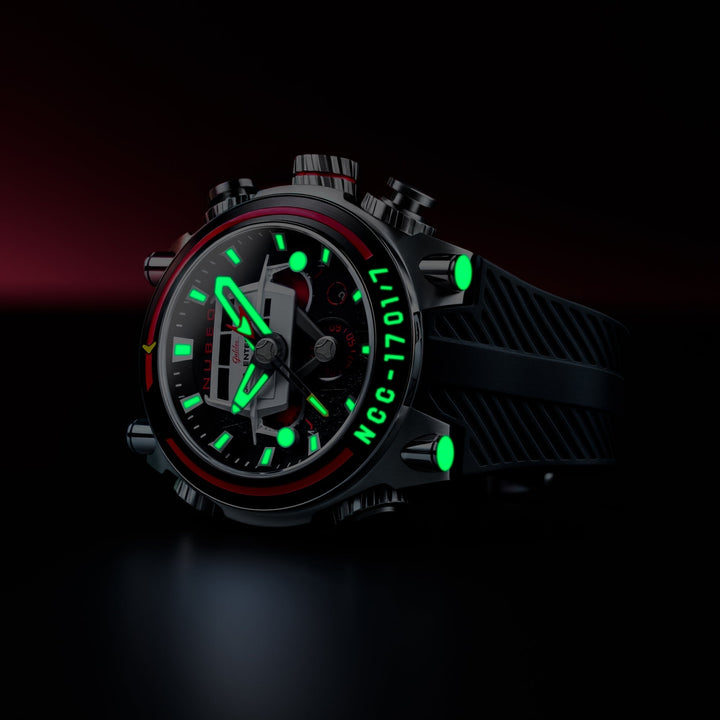 Deimos Chronograph Star Trek Galileo Limited Edition | Black Dial
