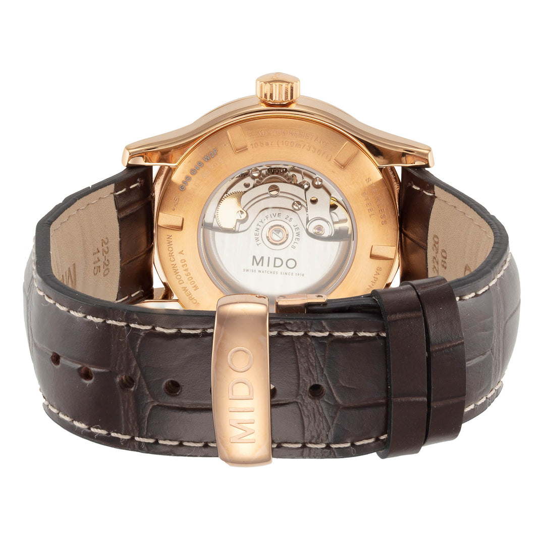 Multifort 42 mm / White / Brown White Dial
