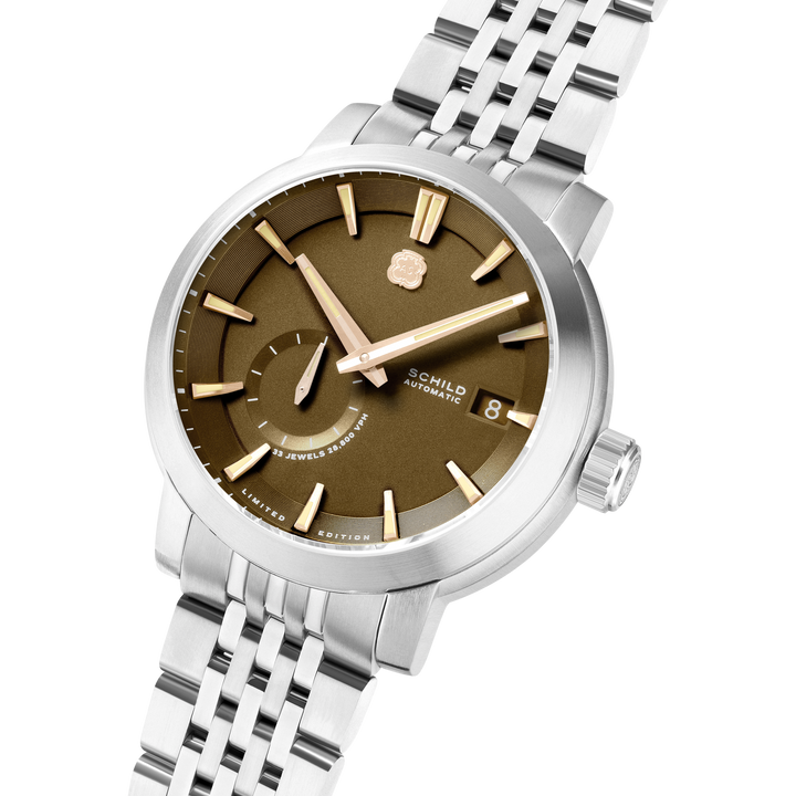 Heinrich Micro Rotor Automatic Limited Edition Brown / Stainless Steel | Brown D