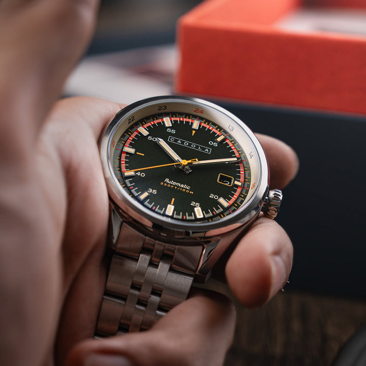 Pista Automatic Green / Stainless Steel Green Dial