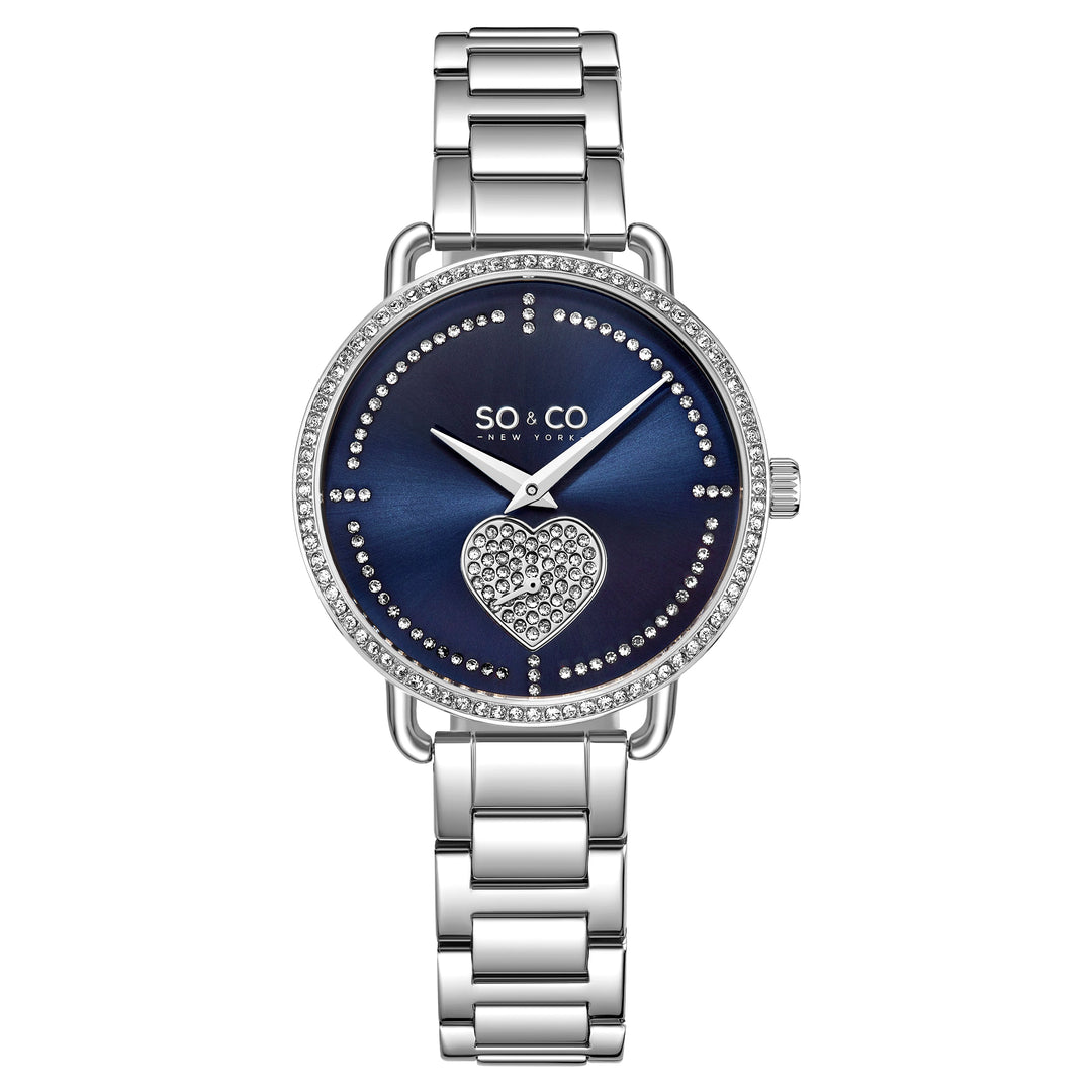 Madison-5524.2 Silver/Stainless Steel | Blue Dial
