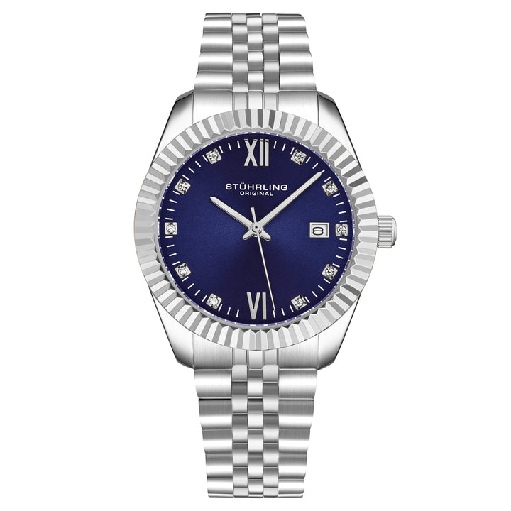 Gamine Classic Quartz Watch Blue/Stainless | Navy Dial