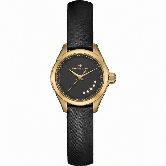 Jazzmaster Black dial / Black Leather Strap Black Dial