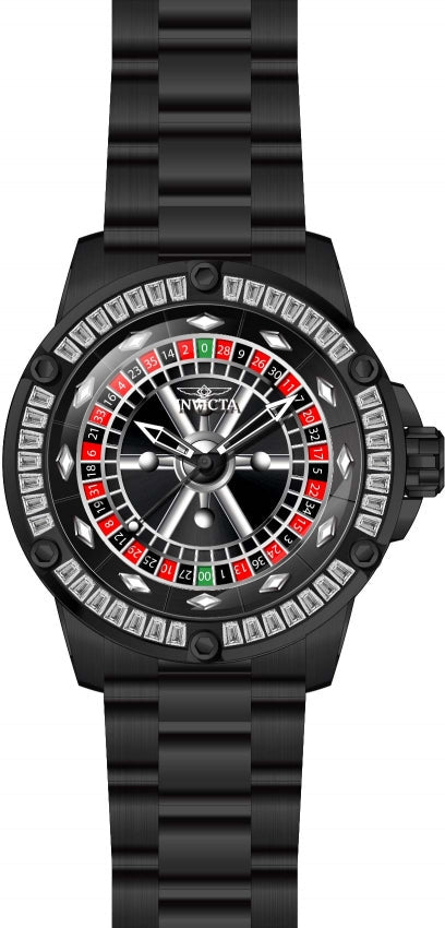 Specialty Black Dial / Black Stainless Steel Bracelet Black Dial
