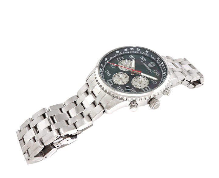 Aureum-MB Silver tone/Black | Black Dial