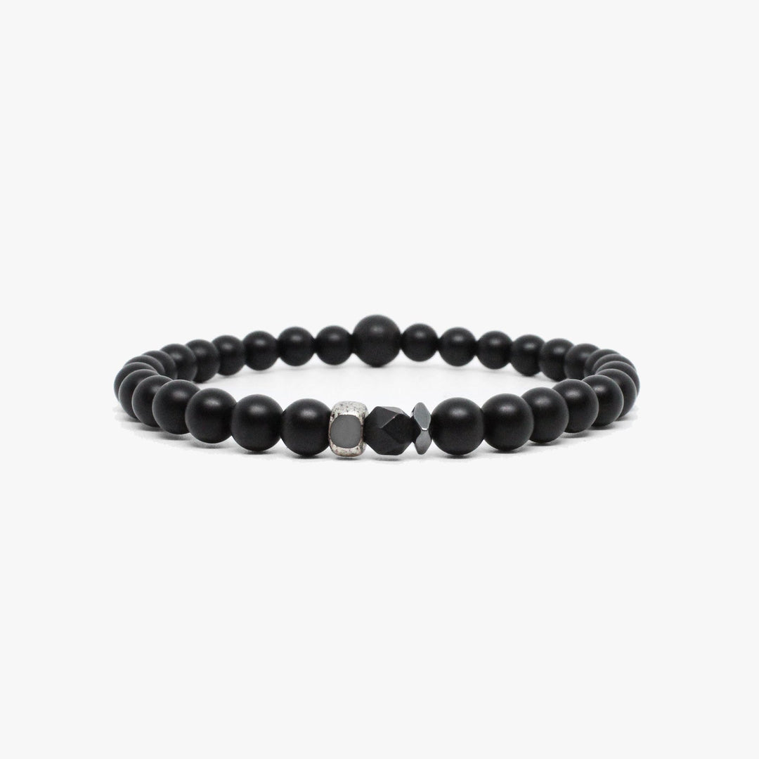 Onyx, Czech Glass, Gunmetal