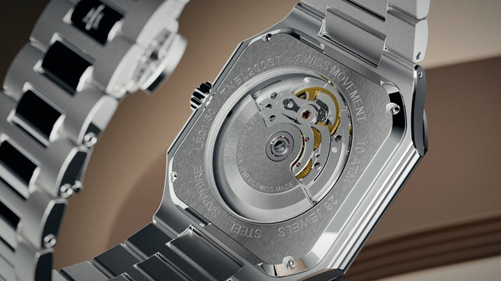 Tenuis Ultra-Thin Swiss Movement Automatic Grey Bezel  Dark Grey Dial