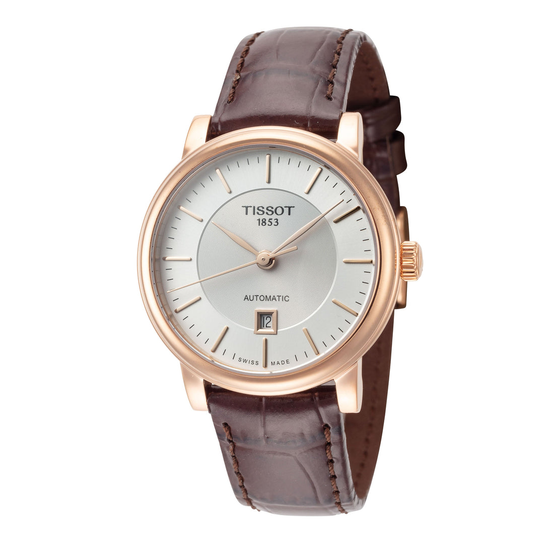 CARSON 30mm / Silver / Brown | Silver Dial