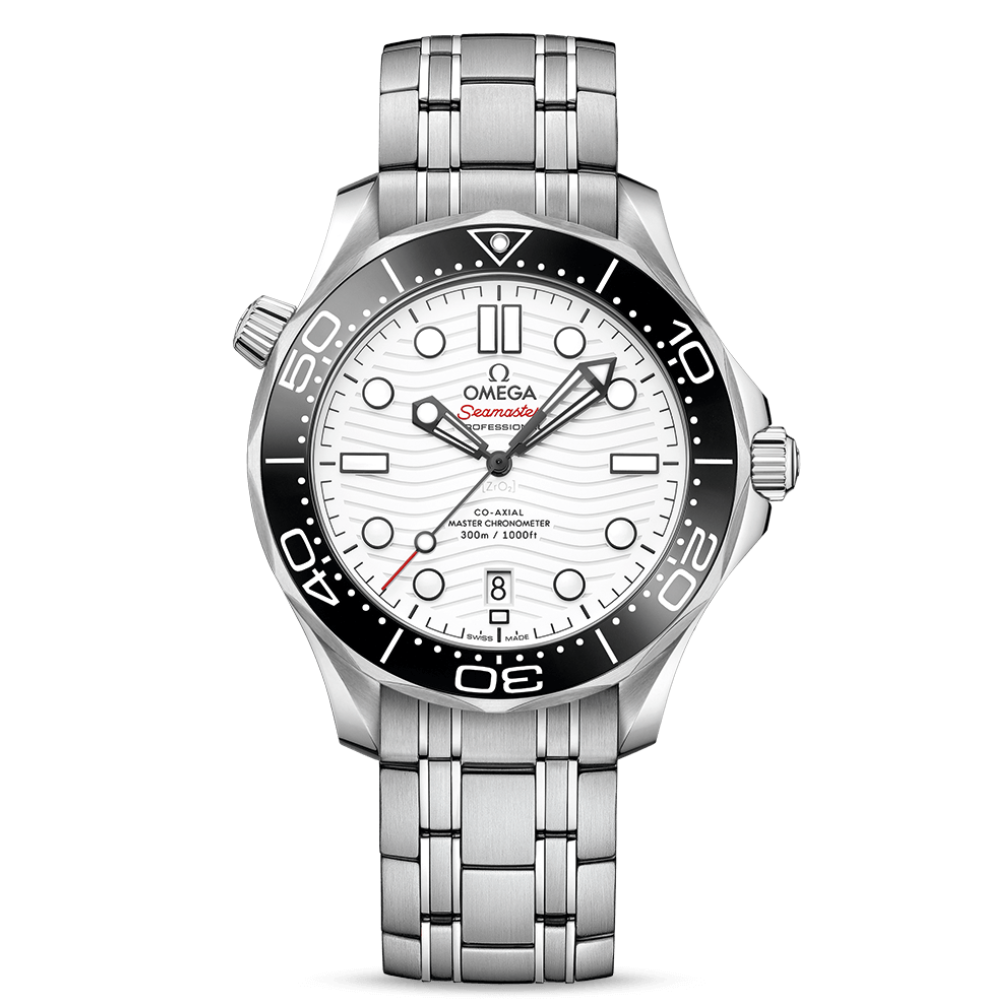 Seamaster Diver 300M Co‑Axial Steel on Steel / White dial White Dial