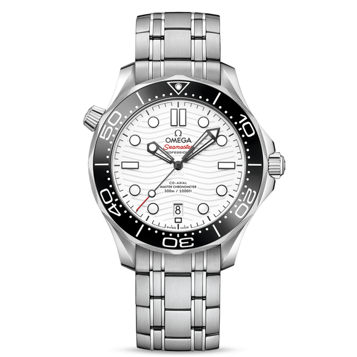 Seamaster Diver 300M Co‑Axial Steel on Steel / White dial White Dial
