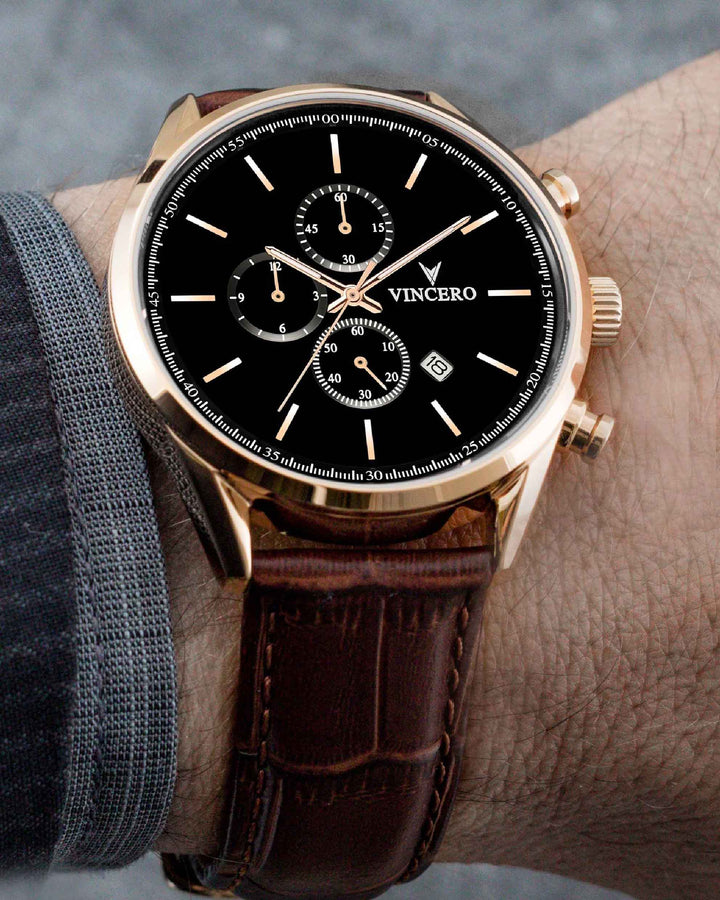 Chrono S (40mm) Rose Gold 40mm | Black Dial