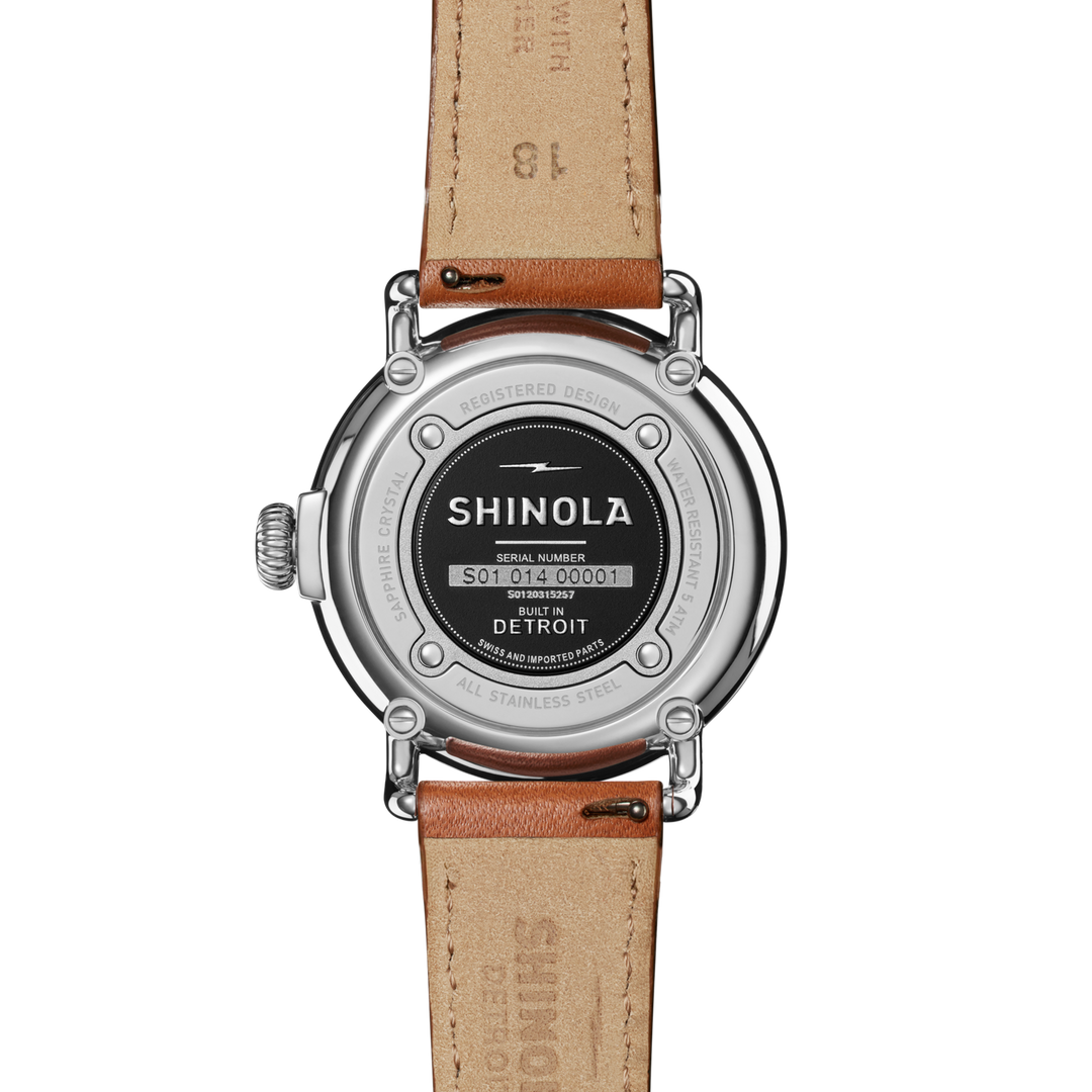 Runwell Watch White Dial / Tan Leather Strap White Dial